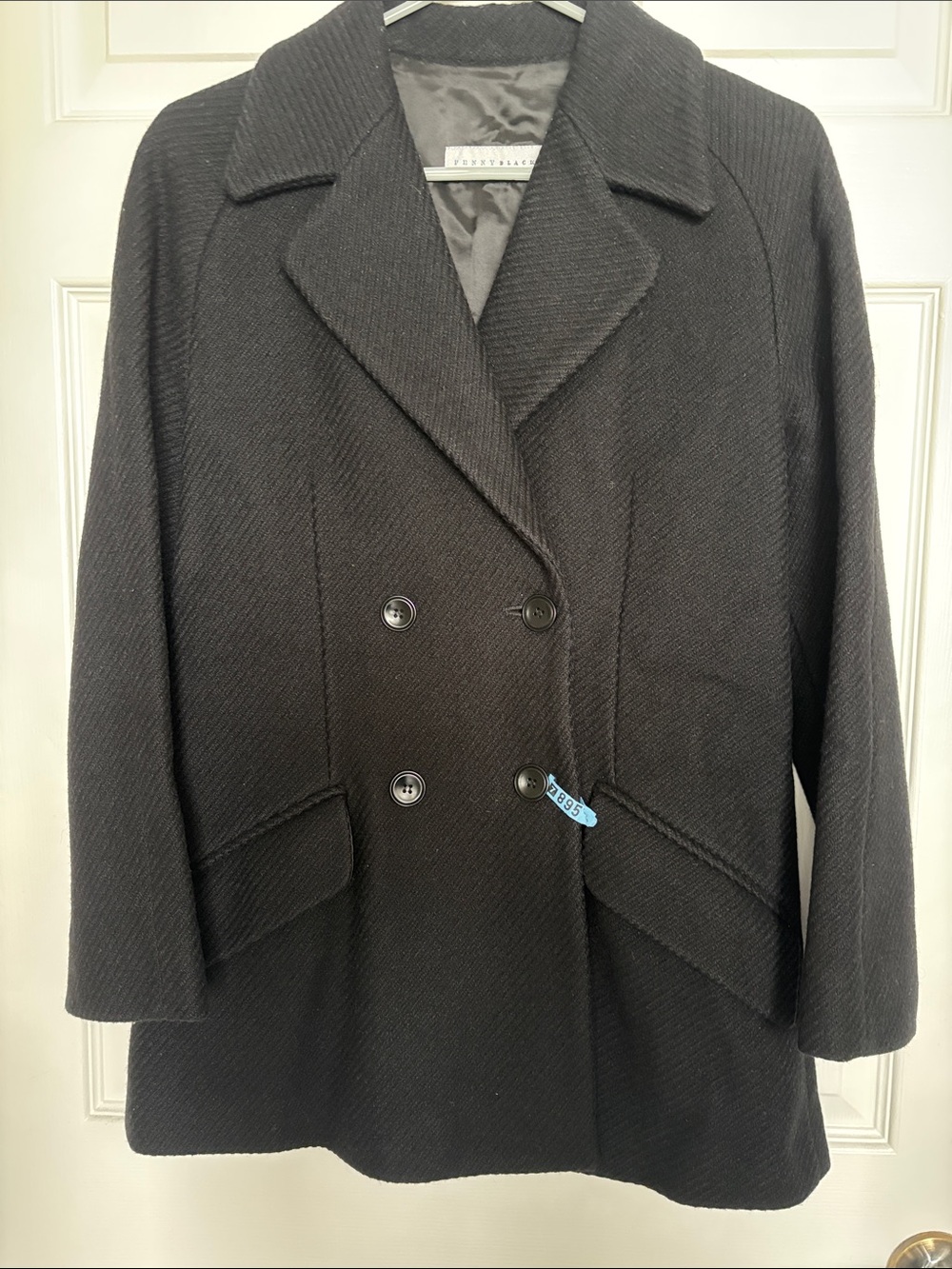 Women's Black Friday Double-Breasted Wool Coat